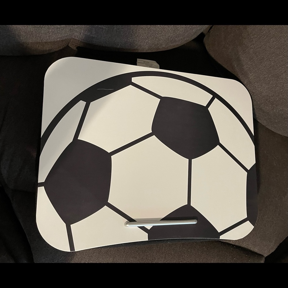 soccer themed laptop pillow desk - Picture 2 of 8